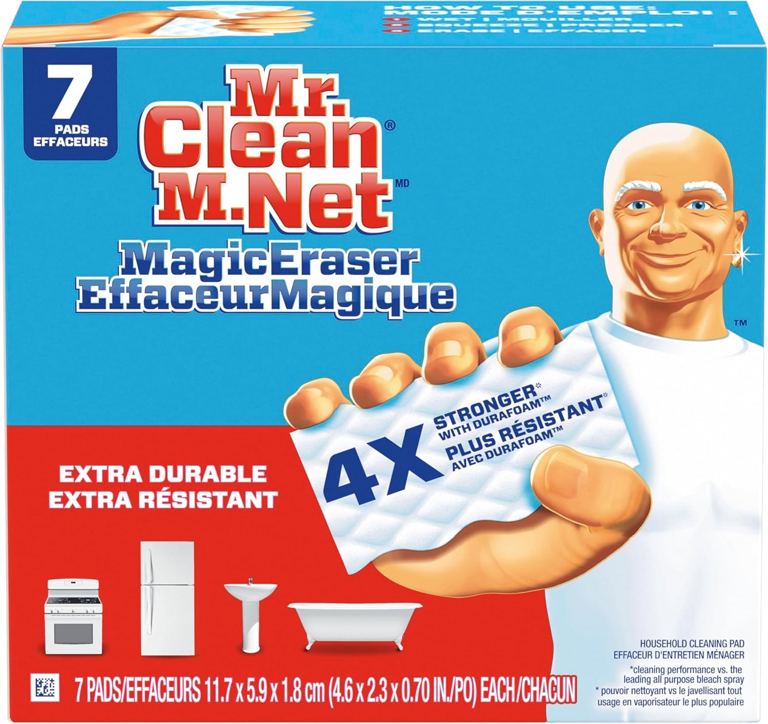 Mr. Clean Scrub Pads Magic Eraser Scratch-Free Original 9 Count